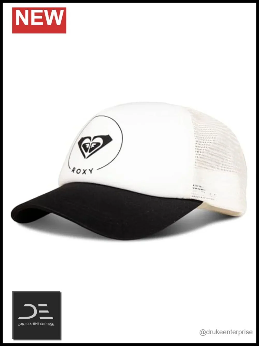 Roxy Trucker Hat - Adjustable Baseball Cap with Mesh Back
